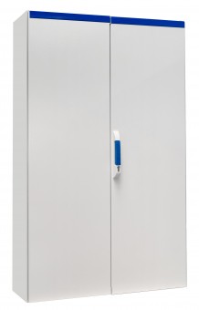 Dulap compact cu doua usi, 1600x1000x300mm, RAL 7035 IP54