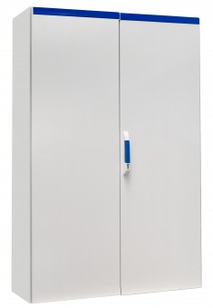 Dulap compact cu doua usi, 1800x1200x400mm, RAL 7035 IP54