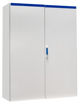 Dulap compact cu doua usi, 2000x1600x500mm, RAL 7035 IP54