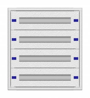 Dulap complet, aplicat 2A-12 UV ver. plata H640L590A100mm