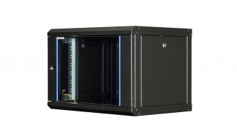 Dulap de perete DTW, 7U H=423 x W=600 x D=450, 19, negru