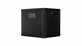Dulap de perete DTW, 9U H=512 x W=600 x D=450, 19, negru