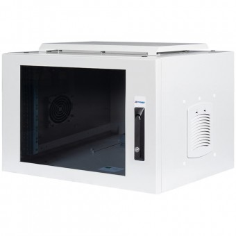 Dulap de perete usa sticla,IP55 Indoor,H440 W600 D450,19 7U