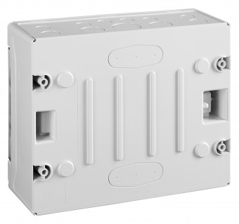 Dulap distrib. apl. IP65, 12U pe 1 rand, cu usa transparenta