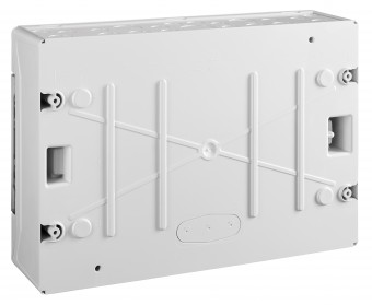 Dulap distrib. apl. IP65, 18U pe 1 rand, cu usa transparenta