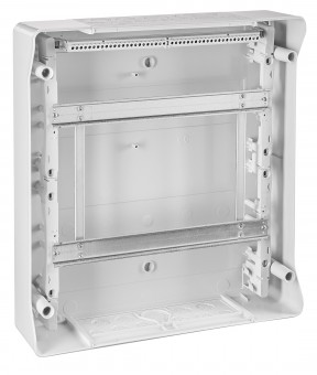 Dulap distrib. apl. IP65, 36UH, 2 rand. cu usa transparenta