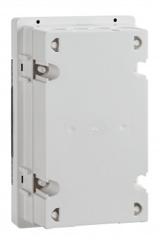 Dulap distrib. incastr. 1 rand, 4UH, usa transp.