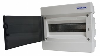 Dulap distrib. incastr. 1 rand, 8UH, usa transp.