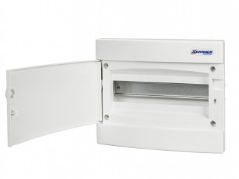 Dulap distrib. incastr. 1r-12UH, usa din plastic alb mat