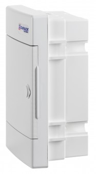 Dulap distrib. incastr. 1r-4UH, usa din plastic alb mat