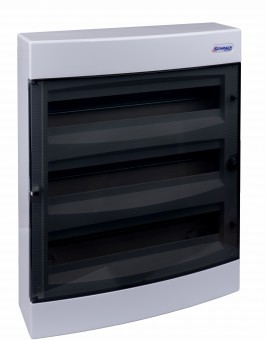 Dulap distrib. montaj apl, 3 randuri, 54UH, usa transp.