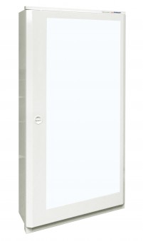 Dulap metalic incastrat 6x24UH + usa transparenta