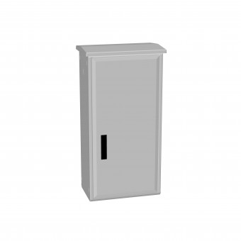 Dulap poliester deschis jos+ac.antipl., 1 usa, 1000x500x312