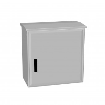 Dulap poliester deschis jos+ac.antipl., 1 usa, 750x750x432