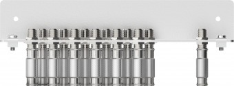 Earthing angles, 13 connectors, acc.to EN 60728-11,QEW13-09N