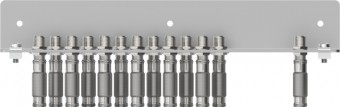 Earthing angles, 13 connectors, acc.to EN 60728-11,QEW13-09S