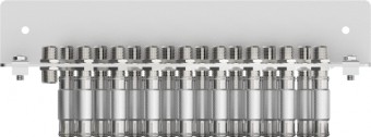 Earthing angles, 17 connectors,acc. to EN 60728-11,QEW17-09N