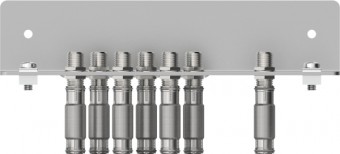 Earthing angles, 7 connectors, acc. to EN 60728-11,QEW 7-09S