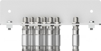 Earthing angles,7 connectors, acc. to EN 60728-11,QEW 7-09N
