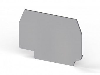 Element terminal pentru cleme tip AVK 4A, gri