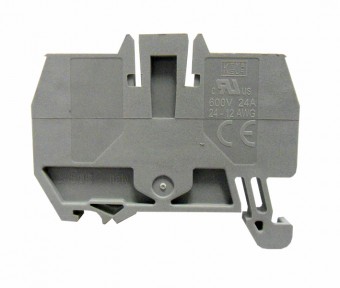 Element terminal pentru cleme tip HMM 2,5 mm², gri