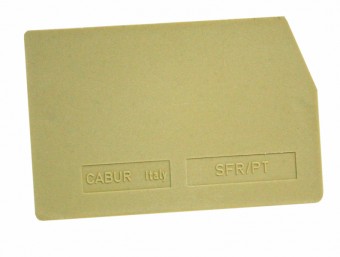 Element terminal pentru cleme tip SFR.4, bej