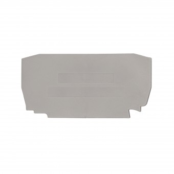 Element terminal pentru cleme tip YBK 2,5, gri