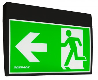 Emergency luminaire KM Autotest LED 3h 230V AC, black