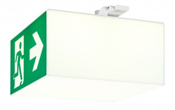 Emergency luminaire WHX WL LED IP65 3h 230V AC ceiling mount
