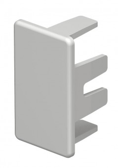 End piece 35x20mm (WxH), RAL 9010