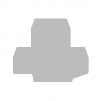 End plate for IK100042--, grey,