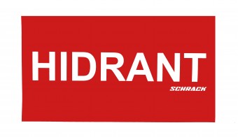 Eticheta HIDRANT 135x245mm ptr.NLKMU033--
