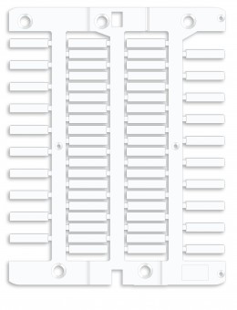 Eticheta pentru cabluri 4x18mm, alba, pentru SmartPrintPlus