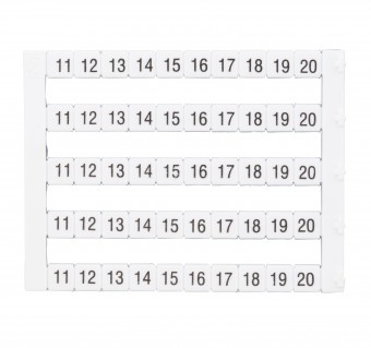 Etichete inscript. oriz. DEKAFIX DY5 11-20 (50 etichete)