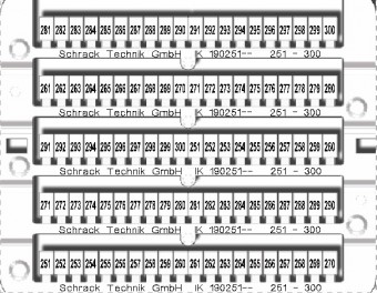 Etichete pentru cleme sir 251-300 (2x)