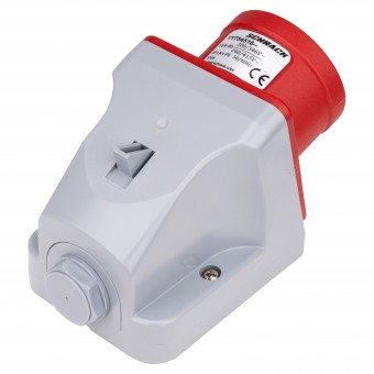 Fisa CEE fixa, montaj mural, 5 poli, 16A 400V IP44