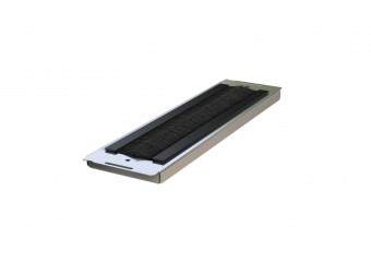 Flansa de intrare cabluri cu garnitura si 2 perii, L=1200 mm