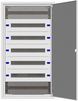 Flat Enclosure Flush mounted 2U-21K, H=1055 W=590 D=100mm