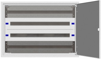 Flat Enclosure Flush mounted 3U-12K, H=640 W=810 D=100mm