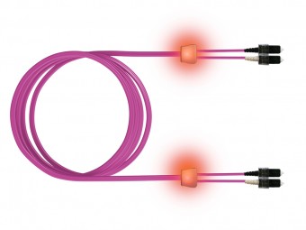 FO LED Patch Cord Premium, Duplex, SCD/SCD, G50/125 OM4, 3m