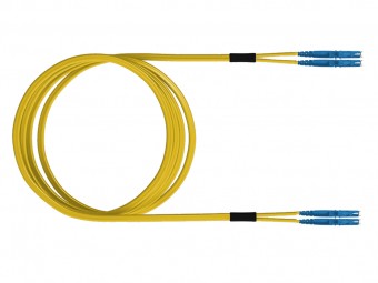 FO Patch Cord Premium, Duplex, E2000/E2000, E09/125 OS2, 3m
