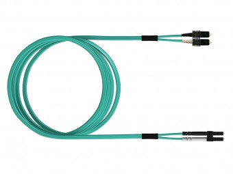 FO Patch Cord Premium, Duplex, LCD/SCD, G50/125, OM3, 5m