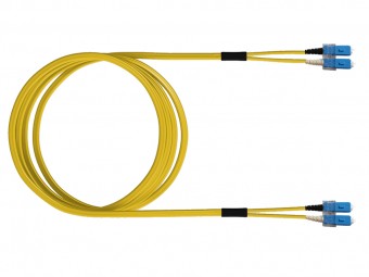 FO Patch Cord Premium, Duplex, SCD/SCD, E09/125 OS2, 3m