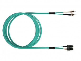 FO Patch Cord Premium, Duplex, SCD/ST, G50/125 OM3, 3m
