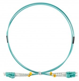 FO Patchcord Duplex LC/UPC - LC/UPC, 50/125µm OM3,  0.5m