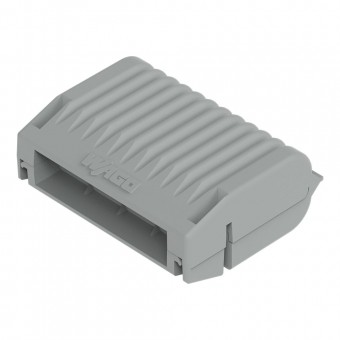 Gelbox pentru cleme 221/2273, max. 5x4 mm² gri – WAGO | 207-1332