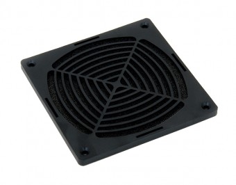 Grilaj+filtru 120x120mm pt. un ventilator