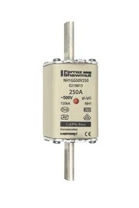 HRC fuse element, size 1, 250A, 500VAC