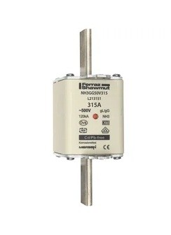 HRC fuse element, size 3, 315A, 500VAC