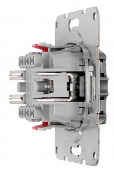 Insert intrerupator cruce, cleme cu element elastic